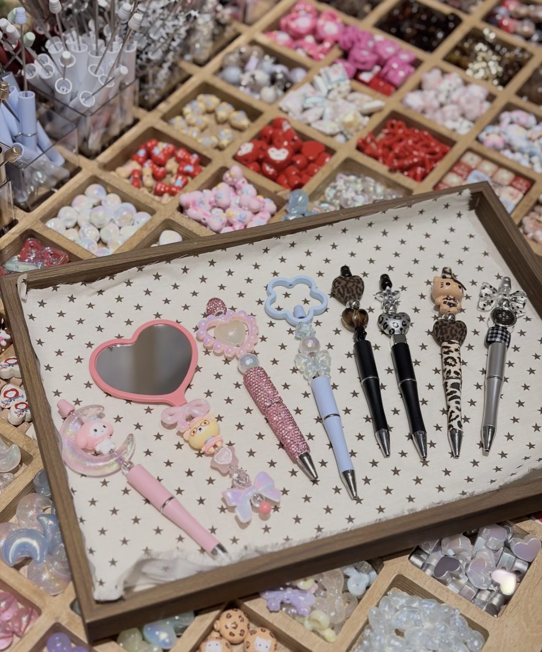 Beaded pen